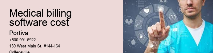 medical billing software cost