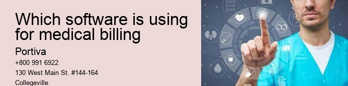 Which software is using for medical billing